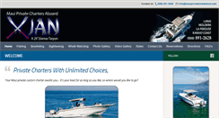 Desktop Screenshot of mauiprivatecharterboat.com